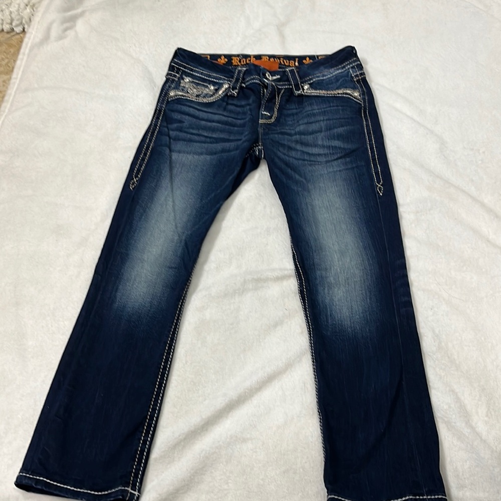 Rock Revival crop capri